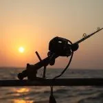 big game fishing sunset