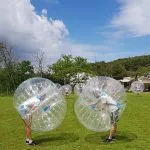 bubble football faceoff