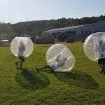 bubble football tackle