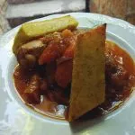 dalmatian chicken stew polenta