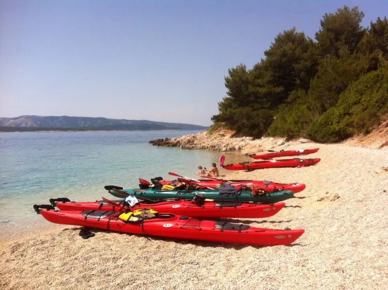 kayak beach