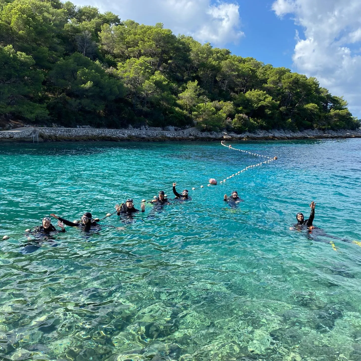 scuba diving group