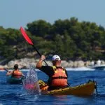 sea kayak person