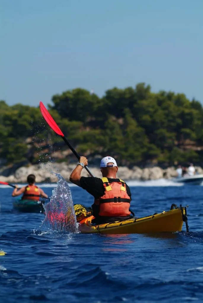 sea kayak person