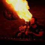 seven club firebreathing bartender