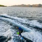 wakeboarding boat towed
